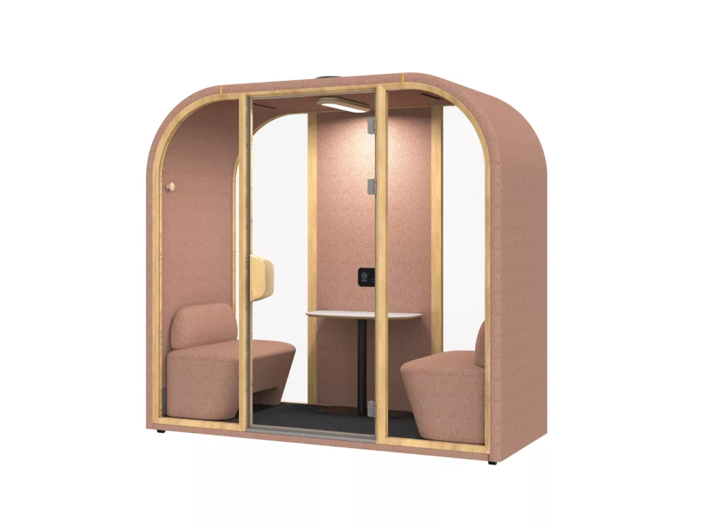 the arc dual pod for 2 people use.the exterior and interior color is pink.
